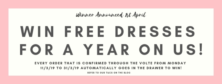 Win Free Dresses For A Year –  Competition T + Cs